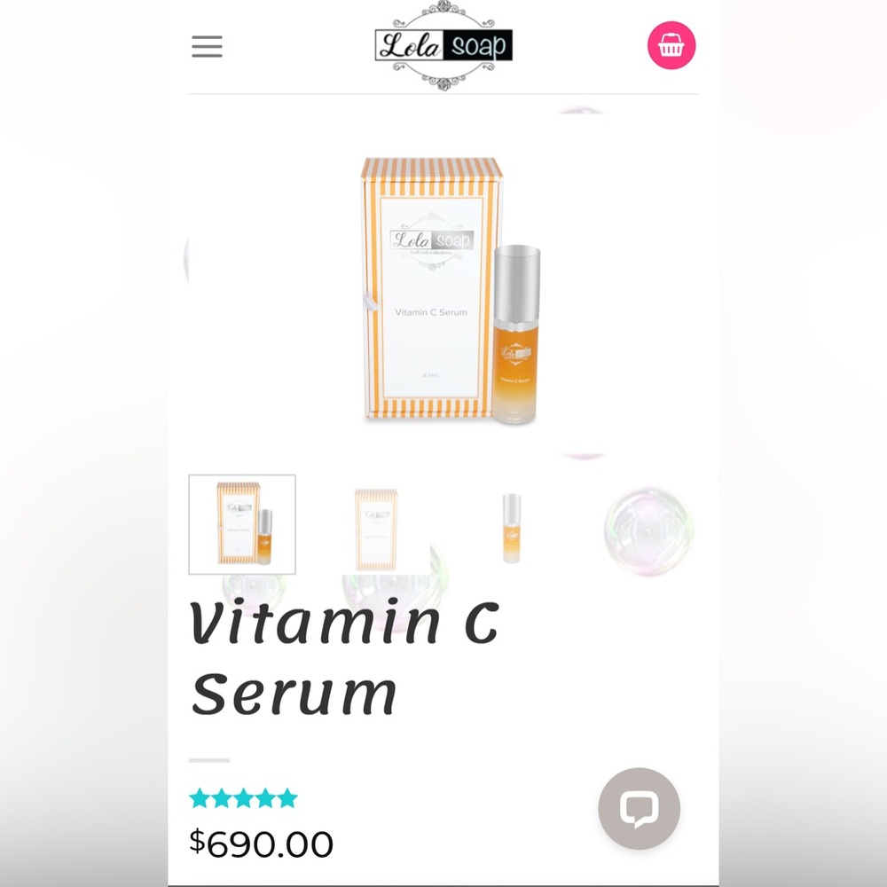 Lola Soap Vitamin C Serum 30ml NEW